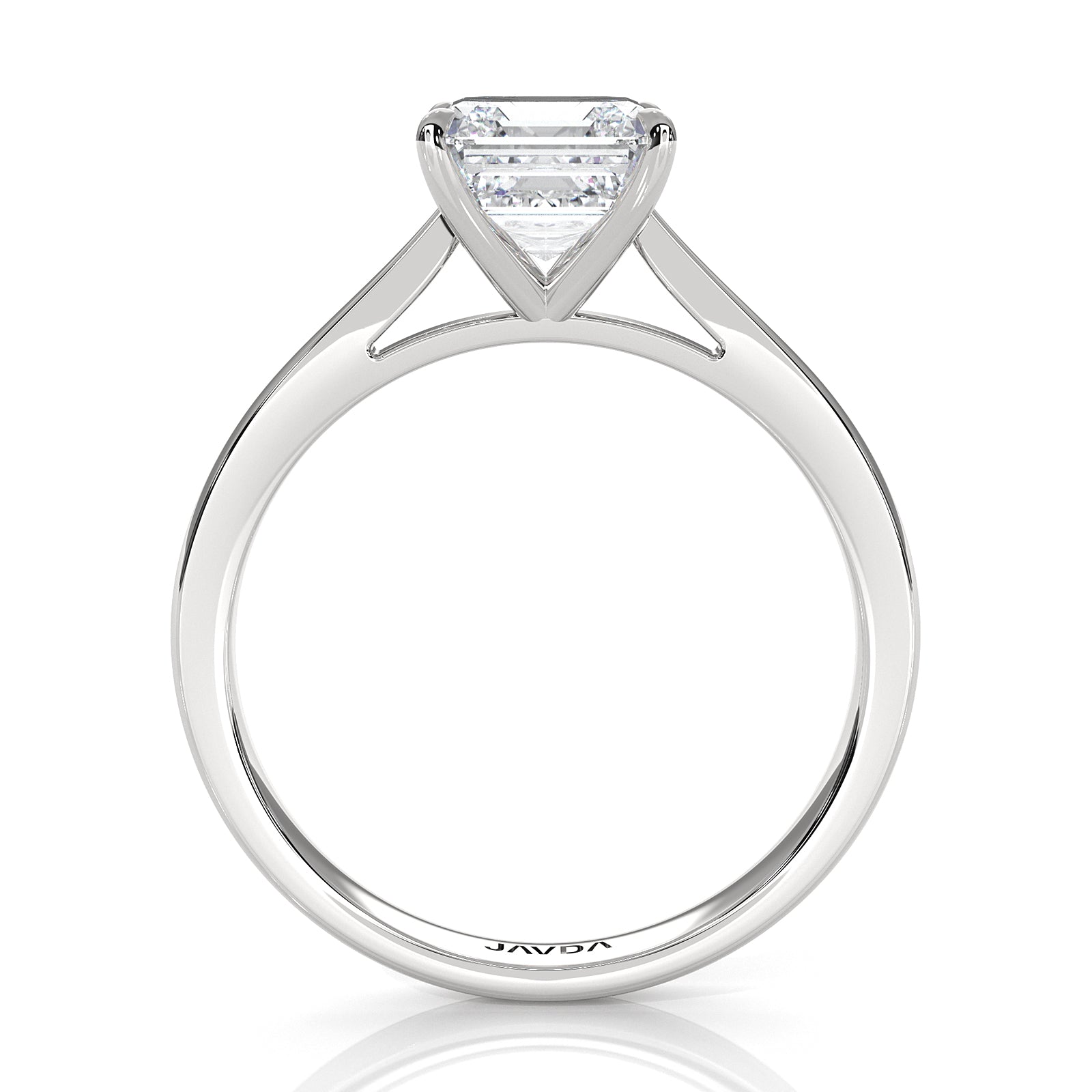 4.5g Princess Prong Setting Lab Grown Diamond Engagement Solitaire Ring IGI Certified 1.00 Ctw.